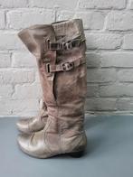 Bottines en cuir couleur taupe Ara avec défaut, Brun, Porté, Enlèvement ou Envoi, Ara