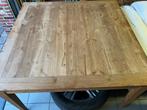 Teak tafel 8 personen 140 op 140, Huis en Inrichting, Ophalen, Gebruikt, Vierkant, Vijf personen of meer