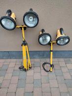 2 dubbele powerplus werfverlichting 2x36w, Doe-het-zelf en Bouw, Ophalen, Zo goed als nieuw, Lamp met armatuur, Met statief