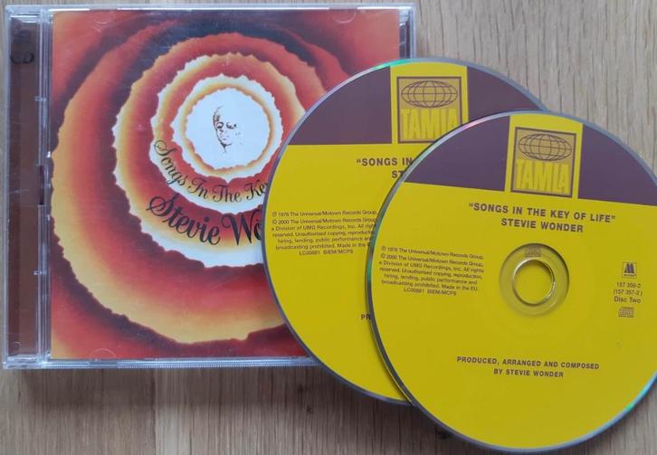 STEVIE WONDER - Songs in the key of life (2CD), Cd's en Dvd's, Cd's | Pop, 1960 tot 1980, Ophalen of Verzenden
