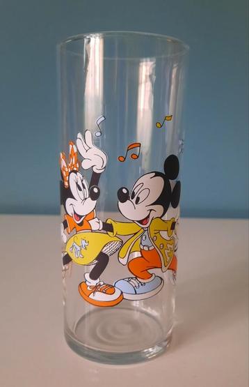 Disney Mickey/Minnie Mouse drinkglas  beschikbaar voor biedingen