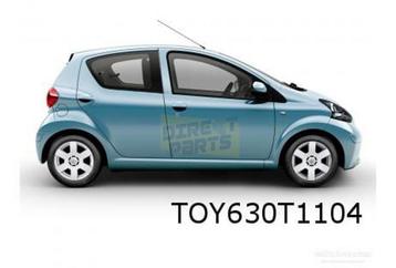 Toyota Aygo (-7/14) achterportier rechts (5-drs.) (te spuite