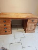 Teakhouten bureau 1m60 breed 80 cm diep., Huis en Inrichting, Bureaus, Ophalen, Bureau