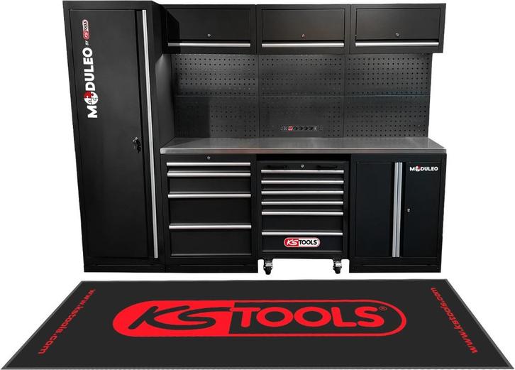 866.6000 | KS Tools moduleo werkplaatskastsysteem RVS, Auto diversen, Autogereedschap, Nieuw, Verzenden