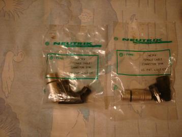  2 stuks Neutrik XLR fiche female type NC3FX nog nieuw. beschikbaar voor biedingen