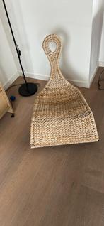 Rieten lounge-/strandstoel –boho style, Huis en Inrichting, Ophalen, Gebruikt, Boho / Ibiza stijl, Riet of Rotan