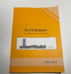 Recht & ondernemen, Enlèvement, Comme neuf