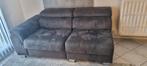 Canapé avec fauteuil inclinable, Enlèvement, Utilisé, Tissus