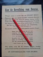 Répression d'Anvers Deurne, Collections, Enlèvement ou Envoi