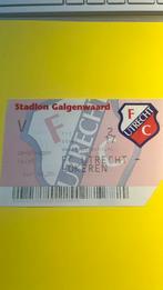 Ticket FC Utrecht Lokeren 08/01/2005 vriendschappelijk, Verzenden