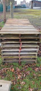 Houten balk paletten, Doe-het-zelf en Bouw, Ophalen, Zo goed als nieuw, Pallet