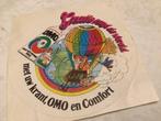 Omo , Comfort wasmiddel reclame sticker 1970-1980, Ophalen of Verzenden