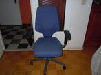 fauteuil de bureau, Blauw, Ergonomisch, Ophalen of Verzenden, Bureaustoel