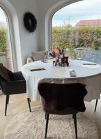 Ronde eiken tafel te koop, Huis en Inrichting, Ophalen, Zo goed als nieuw