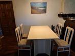 Tafel met 4stoelen ferfecte staat.   4 sterke stoelen, Huis en Inrichting, Ophalen, Gebruikt