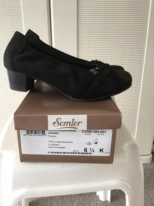 Schoenen Semler, maat 6 1/2 en 7 1/2, Kleding | Dames, Schoenen, Zwart, Ophalen of Verzenden