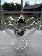 Champagne serveerschaal (glas), Ophalen, Zo goed als nieuw, Glas, Glas of Glazen