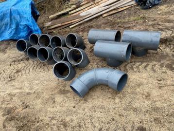 PVC hulpstukken diverse maten en soorten beschikbaar voor biedingen