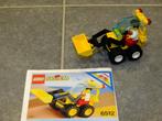 Lego 6512 - Tractopelle (Landscape Loader/Mini digger), 1992, Ophalen of Verzenden, Gebruikt, Complete set, Lego