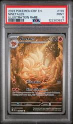 PSA9 Ninetales #199 Pokemon Obsidian Flames, Enlèvement ou Envoi, Neuf, Cartes en vrac, Foil