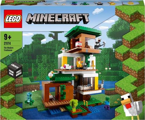 Neuf - Lego Minecraft - La cabane moderne dans l'arbre (2117, Enfants & Bébés, Jouets | Duplo & Lego, Neuf, Lego, Ensemble complet