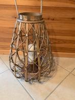 Bamboe en glazen lantaarn (Belem) Maison du monde, Huis en Inrichting, Woonaccessoires | Kandelaars en Kaarsen, Zo goed als nieuw