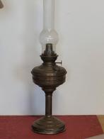 Lampe pétrole  ancienne cuivre  jaune/antiquité, Enlèvement ou Envoi