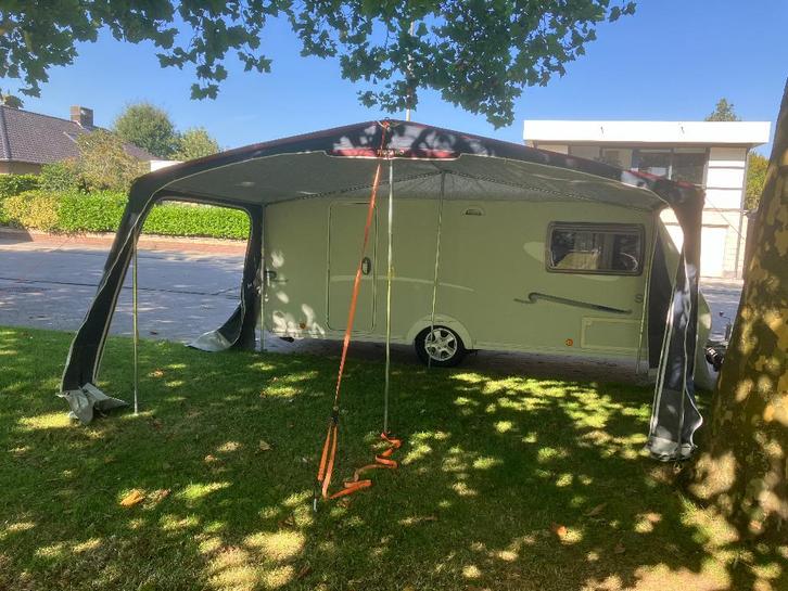 Luifel/voortent voor Hefdakcaravan Rapido/Trigano, Caravanes & Camping, Auvents, Utilisé, Autres marques, Enlèvement