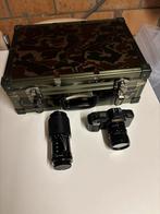 Oud Canon fototoestel met 2 lenzen - T70 (zie foto), Ophalen, Canon