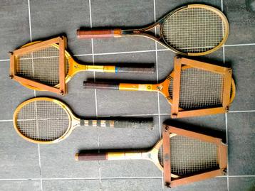 vieilles raquettes de tennis disponible aux enchères