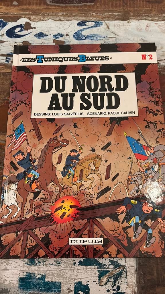 BD Bande dessinée Tuniques bleues n2 Du nord au sud 1977, Enlèvement, Comme neuf