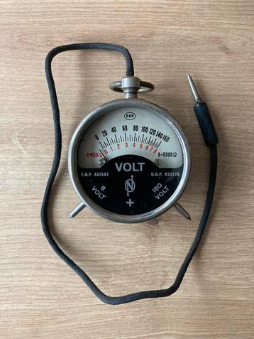 DRP German Radio Voltmeter Volt Meter Tester bakeliet beschikbaar voor biedingen