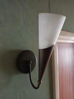 warmgezellige wandlamp, Huis en Inrichting, Lampen | Wandlampen, Rustiek, Zo goed als nieuw, Ophalen, Glas