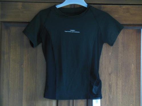 Sportief T-shirt 'Honest' - zwart - maat S/M - Nieuw!, Kleding | Dames, Sportkleding, Nieuw, Overige typen, Maat 36 (S), Zwart