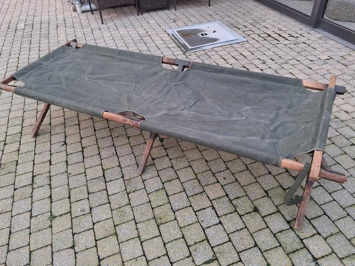 oud militair veldbed, Verzamelen, Militaria | Algemeen, Landmacht, Overige typen, Ophalen