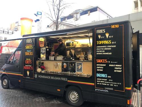 Foodtruck frites/Burgers, Zakelijke goederen, Horeca | Keukenapparatuur, Gebruikt, Ophalen of Verzenden