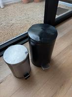 Vuilnisbakjes, Huis en Inrichting, Woonaccessoires | Prullenbakken, Ophalen, Gebruikt, Met pedaal, Minder dan 10 liter