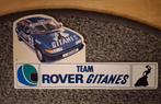Autocollant de rallye automobile Team Rover Gitanes, Enlèvement ou Envoi, Comme neuf, Voiture ou Moto