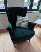 Strandmon fauteuil flessengroen, Ophalen, Gebruikt
