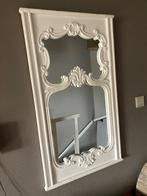 Landelijke /baroc spiegel wit, Huis en Inrichting, Woonaccessoires | Spiegels, Ophalen, 100 tot 150 cm, Nieuw, Rechthoekig