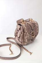 Michael Kors , zadeltas met phytonstructuur, Handtassen en Accessoires, Tassen | Damestassen, Ophalen of Verzenden, Zo goed als nieuw