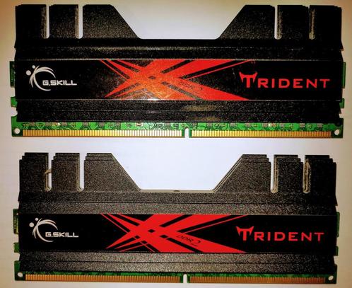 G.Skill Trident F2-8500CL5D-4GBTD 2x 2GB DDR2-1066 PC2-8500, Computers en Software, RAM geheugen, Gebruikt, Desktop, 2 GB, DDR2