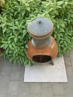 smeedijzeren terraskachel, Tuin en Terras, Ophalen, Gebruikt