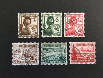 Serie postzegels Duitse rijk uitgave 1937