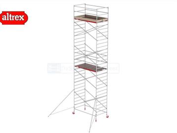 Échafaudage roulant ALTREX 135x250 hauteur de travail10,20 m, Enlèvement, Comme neuf, Échafaudage fixe ou roulant