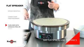 pannenkoekenplaat Krampouz Matt pannekoeken 40cm (niet 35cm) beschikbaar voor biedingen