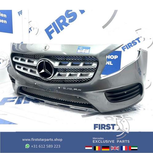 W156 BUMPER GLA FACELIFT AMG VOORBUMPER X156 ZWART WIT GRIJS, Auto-onderdelen, Carrosserie, Bumper, Mercedes-Benz, Voor, Gebruikt