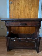 Houten krantenbak, Huis en Inrichting, Woonaccessoires | Krantenbakken en Lectuurbakken, Ophalen, Zo goed als nieuw