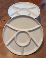 Assiettes a fondue bourguignonne, Uni, Assiettes(s), Comme neuf, Céramique