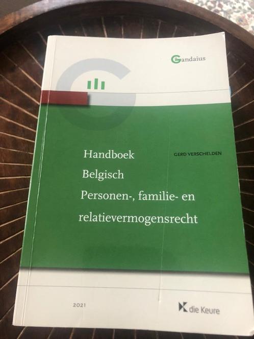 Handboek Belgisch Personen-, familie en relatievermogensrech, Livres, Livres d'étude & Cours, Comme neuf, Enseignement supérieur